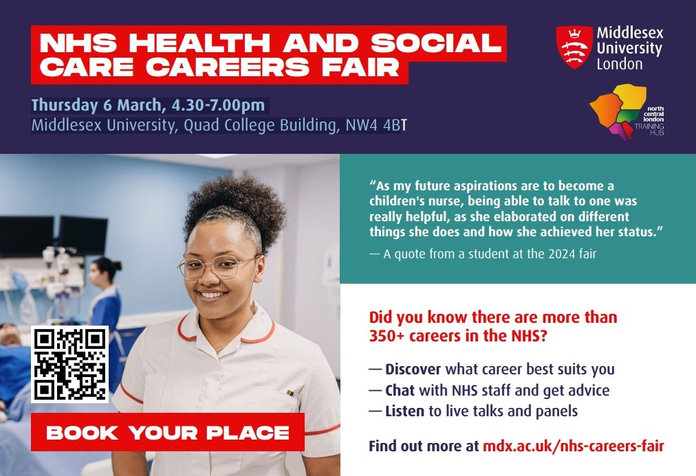 Flyer for Social Care Careers Fair